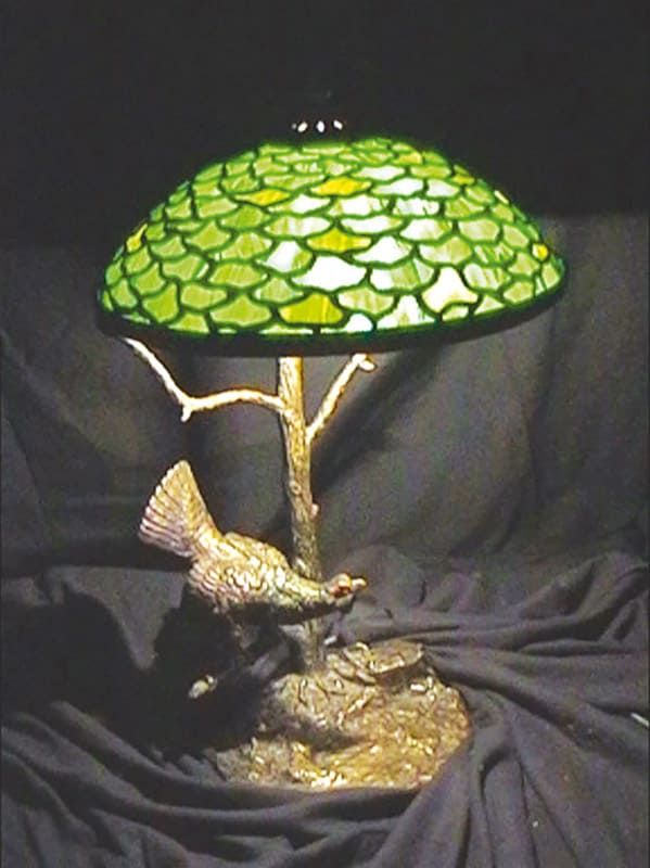 Auerhahn Tiffanylampe Kunstglaserei Pressbaum
